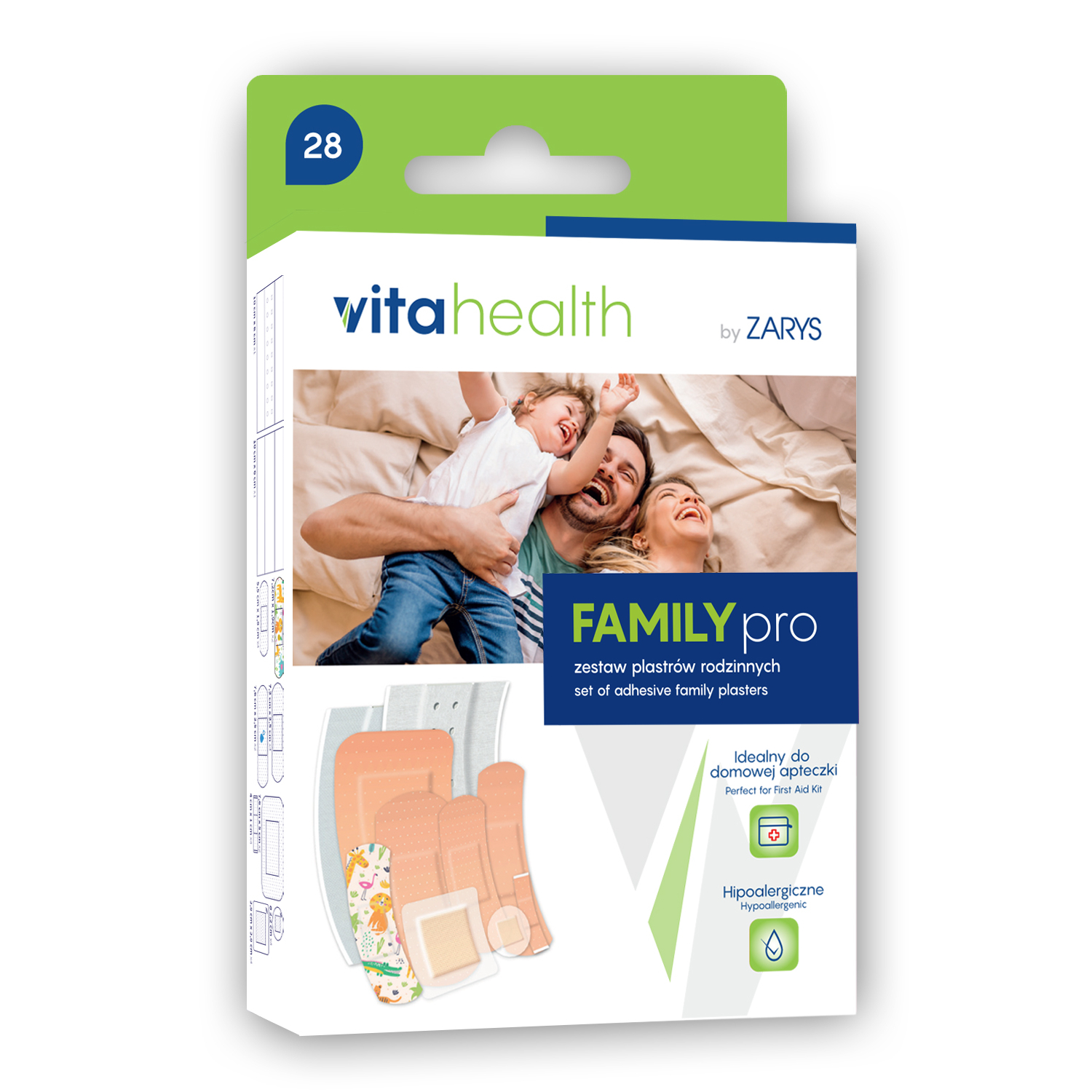 zestaw plastrów Vitahealth, zestaw plastrów, plastry