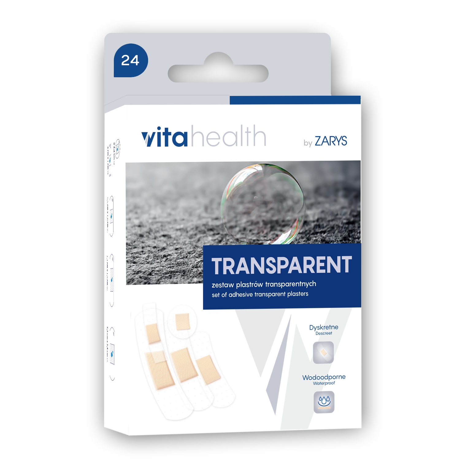 zestaw plastrów Vitahealth, zestaw plastrów, plastry