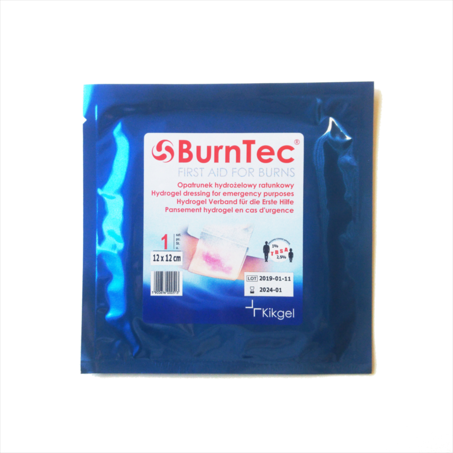 Opatrunek hydrożelowy BurnTec