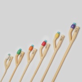 Cewnik Foleya dwudrożny z końcówką Tiemanna