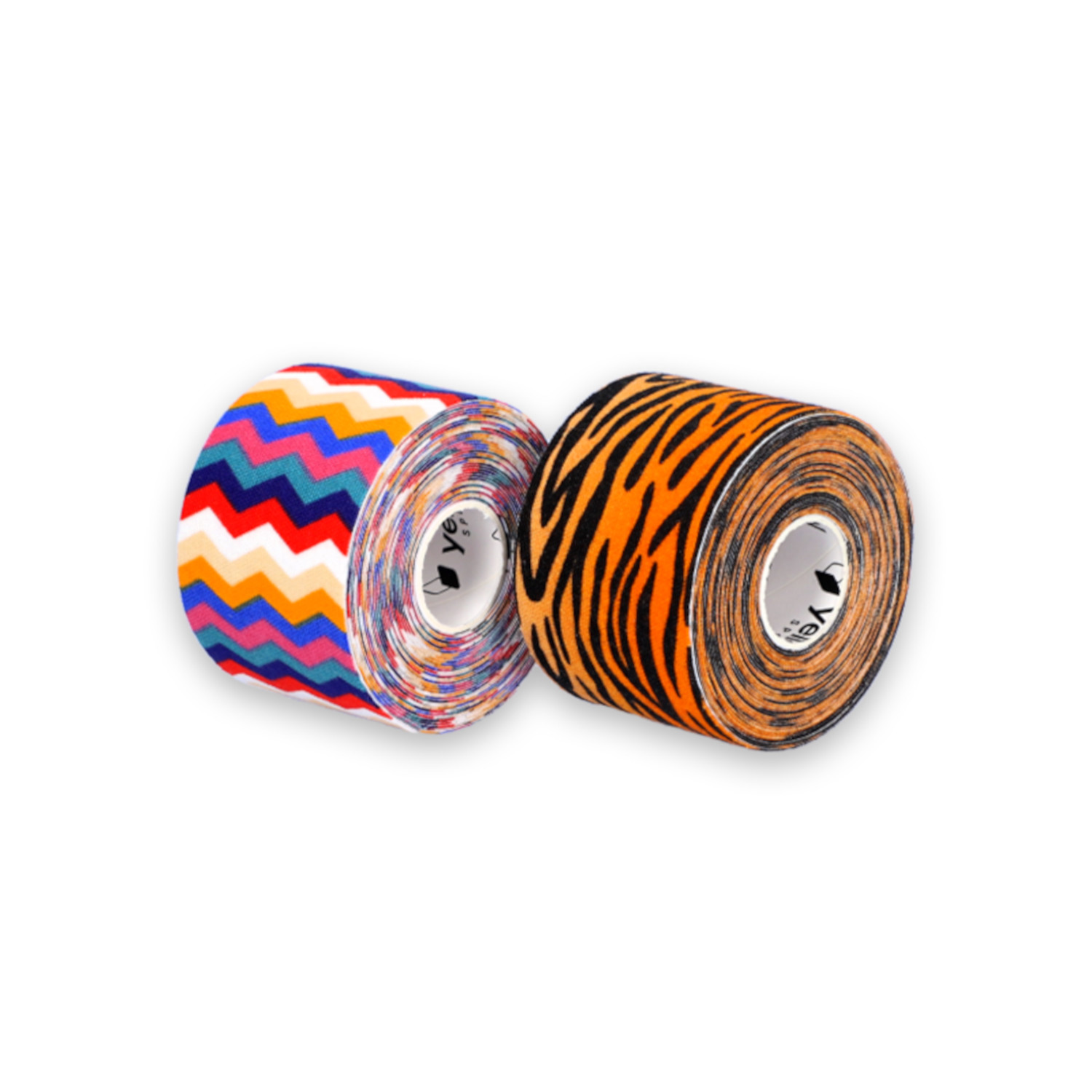 Taśma do kinesiotapingu yellowTAPE 5cm x 5m kolorowym nadrukiem