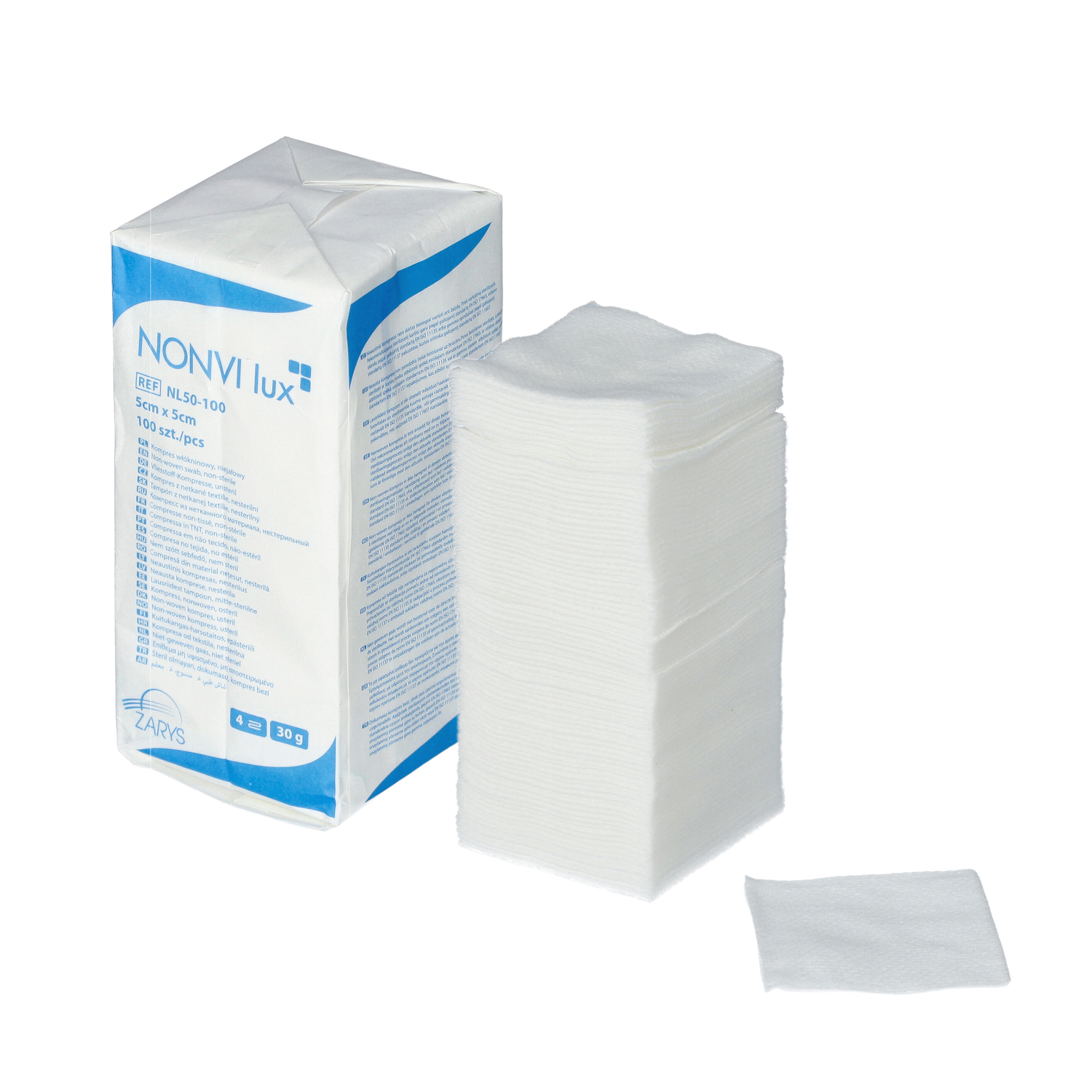 Kompresy włókninowe NONVI lux niejałowe 30g/m2